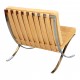 Mies Van der Rohe Barcelona Chair in natural Nubuck leather