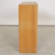 Mogens Koch Bookshelf of oak with frostet glass, 8 shelves