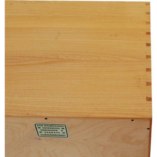 Mogens Koch Bookcase with 2 rooms in Elm