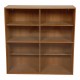 Mogens Koch Bookcase of oak with glass panes, 8 rooms