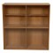 Mogens Koch Bookcase of oak with glass panes, 4 rooms