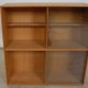 Mogens Koch Bookcase of oak with glass panes, 4 rooms