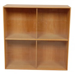 Mogens Koch Bookshelf of oak with glass panes, 4 shelves