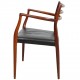 NO Møller NO-62 armchair of rosewood