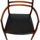 NO Møller NO-62 armchair of rosewood