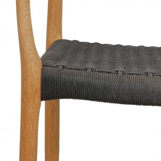 N.O Møller armchair model 62 in oak