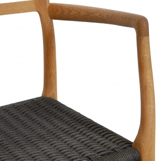 N.O Møller armchair model 62 in oak