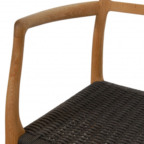 N.O Møller armchair model 62 in oak