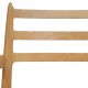 N.O Møller armchair model 62 in oak