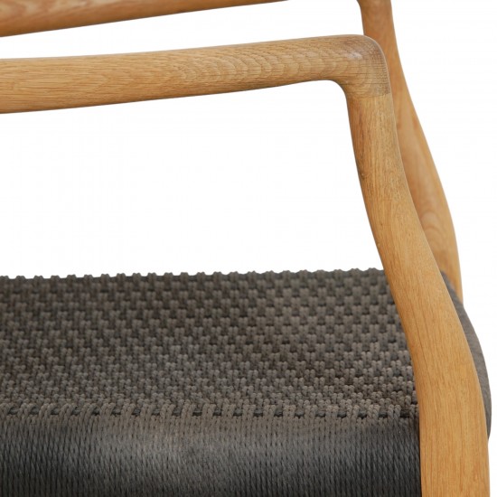 N.O Møller armchair model 62 in oak