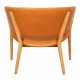 Nanna Ditzel ND83 armchair in cognac aniline leather and solid oak 