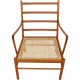 Ole Wanscher Colonial chair i orange stof