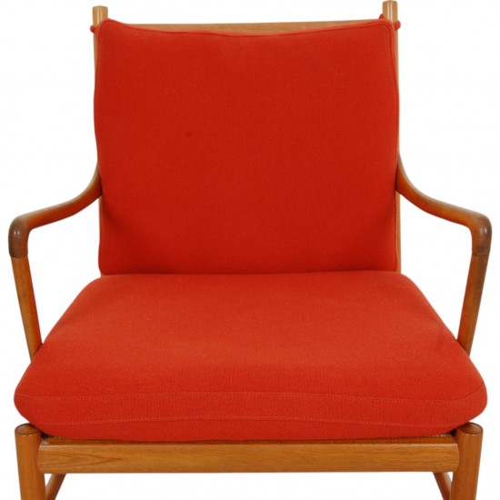 Ole Wanscher Colonial chair i orange stof