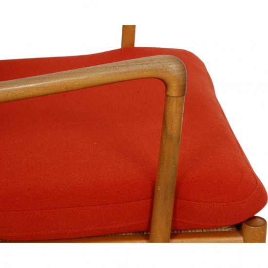 Ole Wanscher Colonial chair i orange stof