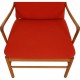Ole Wanscher Colonial chair i orange stof