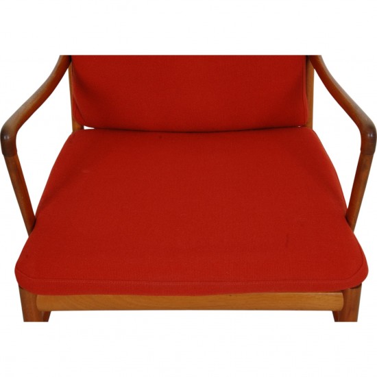 Ole Wanscher Colonial chair i orange stof