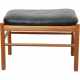 Ole Wanscher colonial stool in walnut
