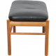 Ole Wanscher colonial stool in walnut