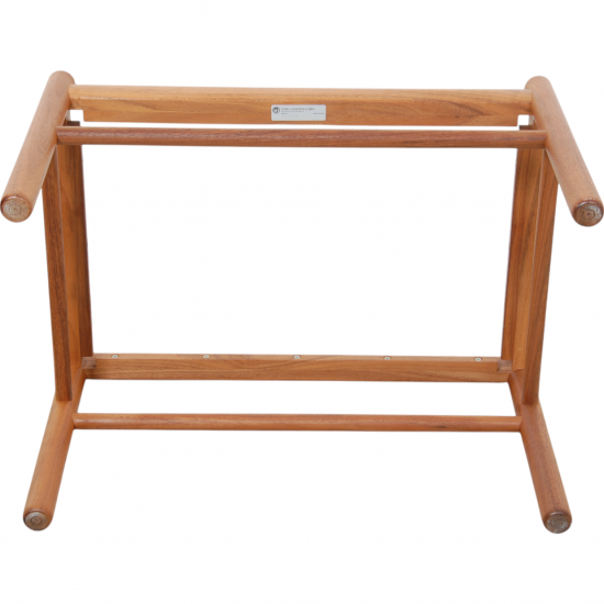 Ole Wanscher colonial stool in walnut