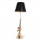 Philippe Starck Gun floor lamp in gold Colored with black shade