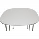 Piet Hein Super Ellipse spisebord 100x150-250 CM