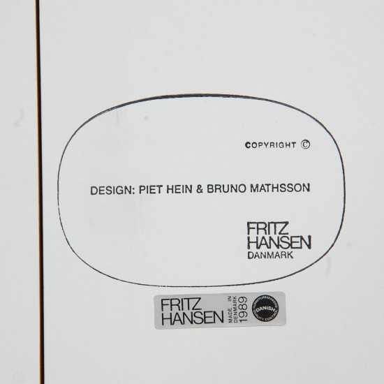 Piet Hein Super ellipse spisebord 120x180-240 Cm