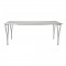Piet Hein Gråt Kvadratisk bord 180x80 cm