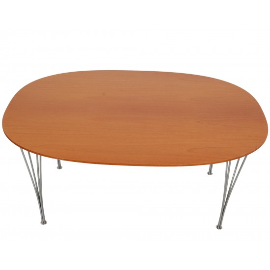 Piet Hein Super elipse table of cherry wood