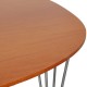 Piet Hein Super elipse table of cherry wood