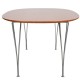 Piet Hein Super ellipse bord i kirsebærtræ 150x100 Cm
