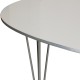Piet Hein hvidt spisebord B613 120 x 180 Cm 