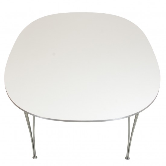 Piet Hein hvidt spisebord B613 120 x 180 Cm 