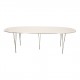 Piet Hein Super ellipse table B614 white 240x120 Cm