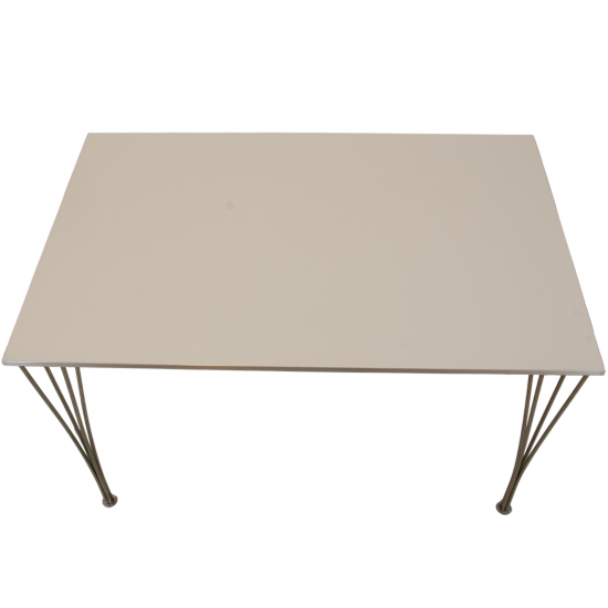 Piet Hein white square table 120x80