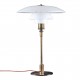 Poul Henningsen 4/3 Bordlampe i bruneret messing fra 30'erne