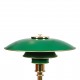 Poul Henningsen PH-3/2 table lamp green and brass