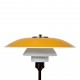 Poul Henningsen New PH-3,5/2,5 Table lamp with burnished brass and yellow lacquered metal