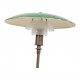 Poul Henningsen 3,5/2 Bordlampe med stel af bruneret messing