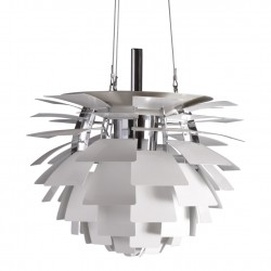 Poul Henningsen Nyreonveret Hvid Kogle Ø: 48 cm Poul Henningsen Nyreonveret Hvid Kogle Ø: 48 cm