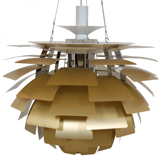 Poul Henningsen Artichoke lamp in brass 60 Cm.