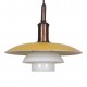 Poul Henningsen pendel lampe i gul og hvid farve Poul Henningsen pendel lampe i gul og hvid farve
