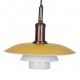 Poul Henningsen pendel lampe i gul og hvid farve Poul Henningsen pendel lampe i gul og hvid farve