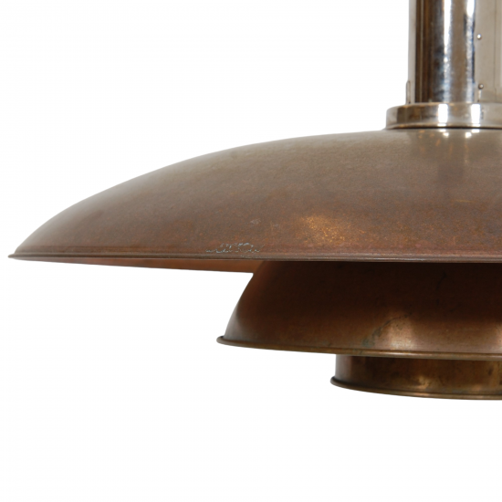 Poul Henningsen PH-5/4 pendat of copper 1927-1929