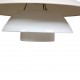 Poul Henningsen PH4/4 Pendel med hvid top skærm af metal