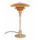 Poul Henningsen New 2/1 Limited Edition brass and amber table lamp