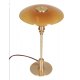 Poul Henningsen Ny 2/1 Limited Edition bordlampe i messing og rav farvede opal glas demo