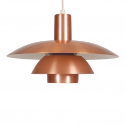 Poul Henningsen PH-4½/4 pendel af kobber Ø: 45 Poul Henningsen PH-4½/4 pendel af kobber Ø: 45
