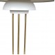 Poul Henningsen PH 5 bordlampe i hvidlakeret aluminium og messing