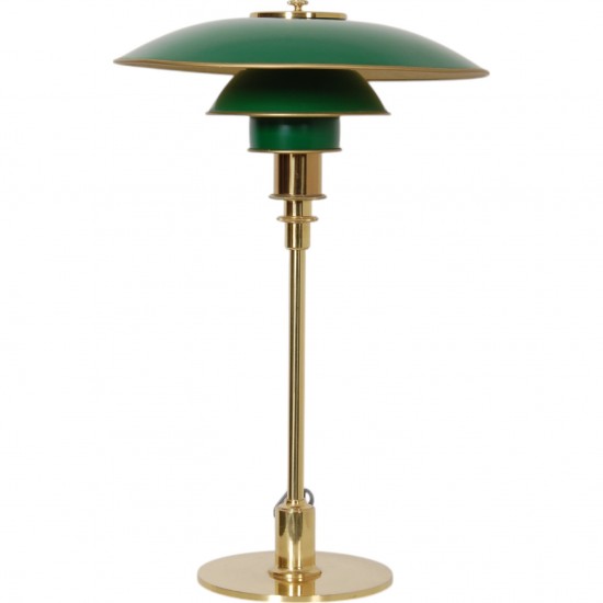 Poul Henningsen PH 3/2 bordlampe med grønne skærme