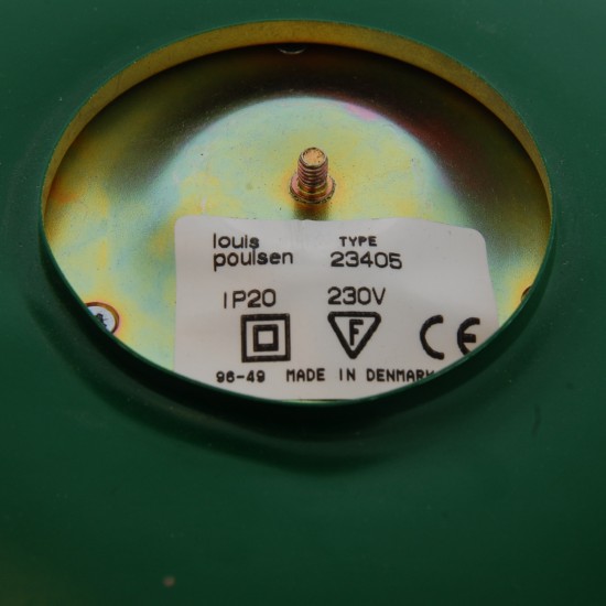 Poul Henningsen PH 3/2 bordlampe med grønne skærme
